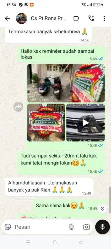 Testimonial Papan Bunga kertamanah